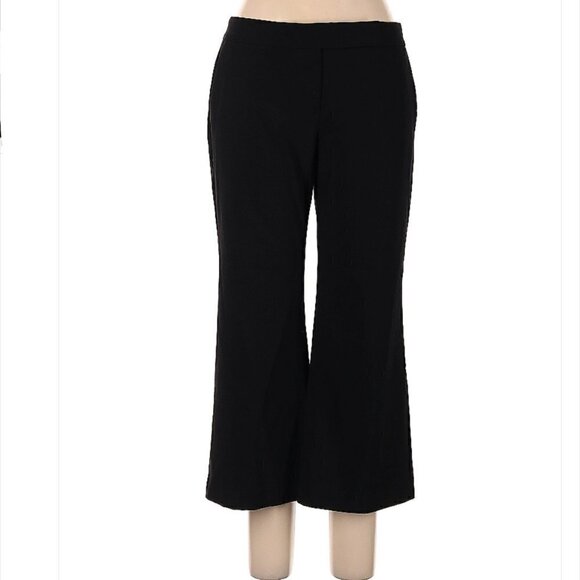 EXPRESS Design Studio Black Crop Dress Pants Size 10 - Picture 1 of 3